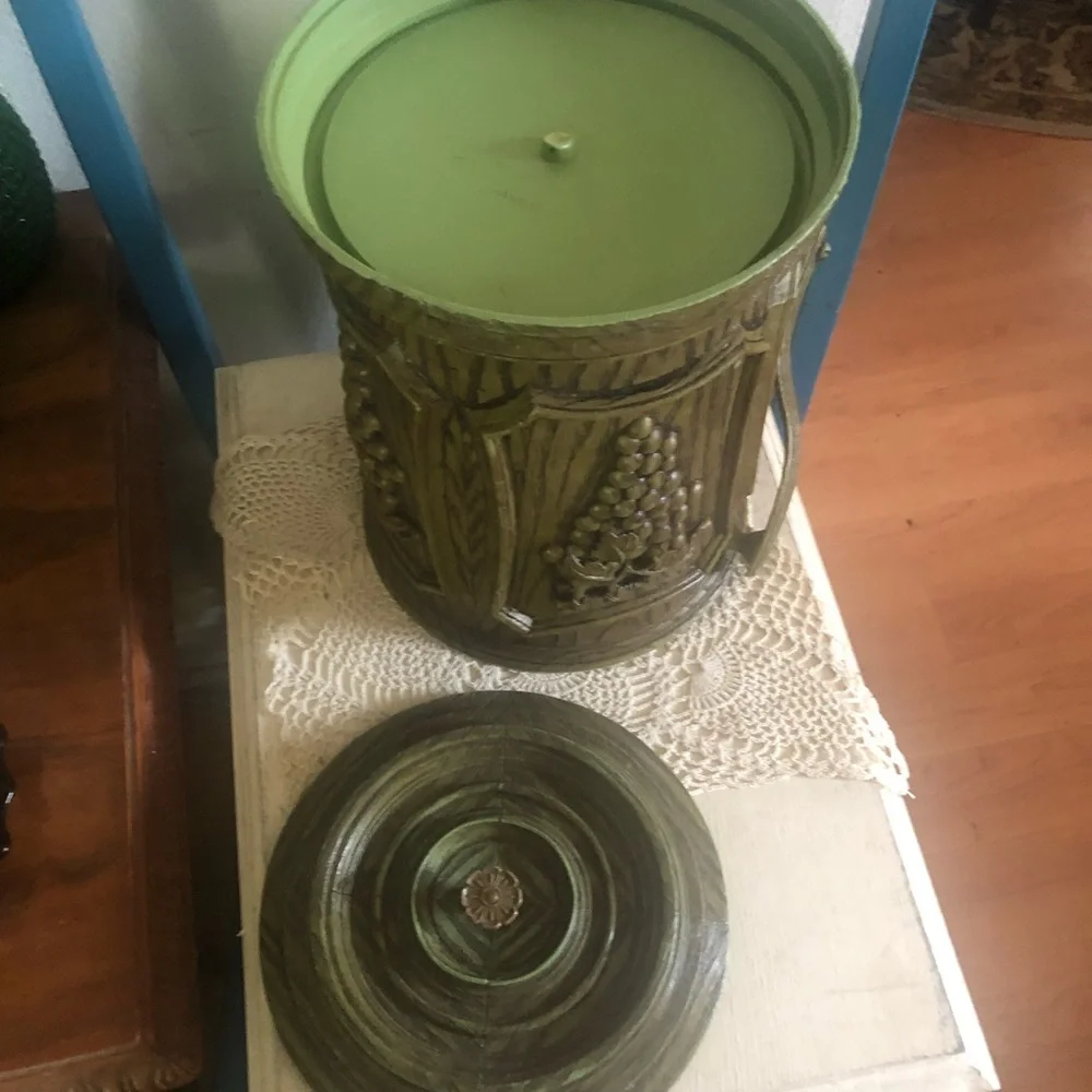 Vintage Ice Bucket with Handle